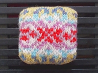 StitchGeek Fair Isle Knitted Pin Cushion